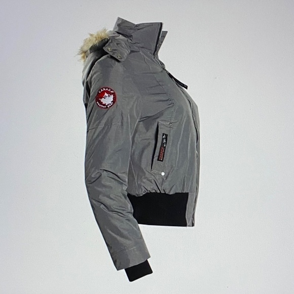 Fairweather CANADA WEATHER GEAR Bomber Jacket Warm Super Triple Goose Grey L - Picture 4 of 15